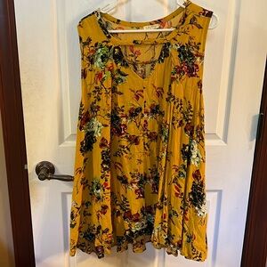 Kori sleeveless swing crinkle top